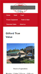 Mobile Screenshot of gilfordtruevalue.com